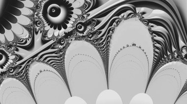 Soyut Bilgisayar Fraktal Tasarımı. Fraktal hiç bitmeyen bir desen. Fraktallar, farklı ölçeklerde kendine benzeyen sonsuz derecede karmaşık kalıplardır. Cep telefonu duvar kağıdı için harika.