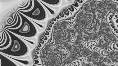 Soyut Bilgisayar Fraktal Tasarımı. Fraktal hiç bitmeyen bir desen. Fraktallar, farklı ölçeklerde kendine benzeyen sonsuz derecede karmaşık kalıplardır. Cep telefonu duvar kağıdı için harika.