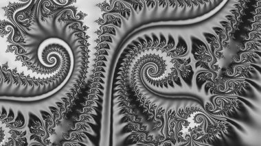 Soyut Bilgisayar Fraktal Tasarımı. Fraktal hiç bitmeyen bir desen. Fraktallar, farklı ölçeklerde kendine benzeyen sonsuz derecede karmaşık kalıplardır. Cep telefonu duvar kağıdı için harika.