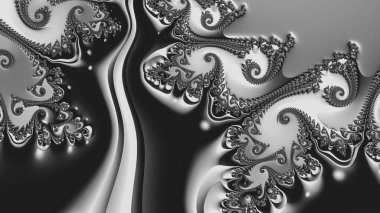 Soyut Bilgisayar Fraktal Tasarımı. Fraktal hiç bitmeyen bir desen. Fraktallar, farklı ölçeklerde kendine benzeyen sonsuz derecede karmaşık kalıplardır. Cep telefonu duvar kağıdı için harika.