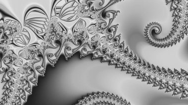 Soyut Bilgisayar Fraktal Tasarımı. Fraktal hiç bitmeyen bir desen. Fraktallar, farklı ölçeklerde kendine benzeyen sonsuz derecede karmaşık kalıplardır. Cep telefonu duvar kağıdı için harika.