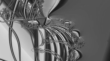 Soyut Bilgisayar Fraktal Tasarımı. Fraktal hiç bitmeyen bir desen. Fraktallar, farklı ölçeklerde kendine benzeyen sonsuz derecede karmaşık kalıplardır. Cep telefonu duvar kağıdı için harika.