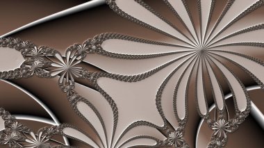 Soyut Bilgisayar Fraktal Tasarımı. Fraktal hiç bitmeyen bir desen. Fraktallar, farklı ölçeklerde kendine benzeyen sonsuz derecede karmaşık kalıplardır. Cep telefonu duvar kağıdı için harika.