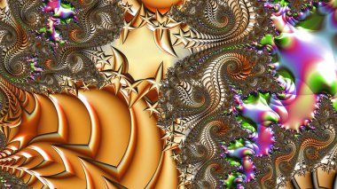 Soyut Bilgisayar Fraktal Tasarımı. Fraktal hiç bitmeyen bir desen. Fraktallar, farklı ölçeklerde kendine benzeyen sonsuz derecede karmaşık kalıplardır. Cep telefonu duvar kağıdı için harika.