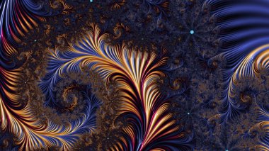 Soyut Bilgisayar Fraktal Tasarımı. Fraktal hiç bitmeyen bir desen. Fraktallar, farklı ölçeklerde kendine benzeyen sonsuz derecede karmaşık kalıplardır. Cep telefonu duvar kağıdı için harika.