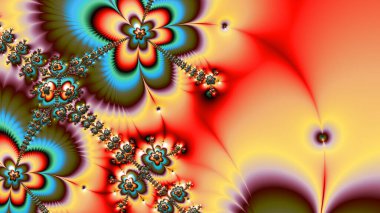 Soyut Bilgisayar Fraktal Tasarımı. Fraktal hiç bitmeyen bir desen. Fraktallar, farklı ölçeklerde kendine benzeyen sonsuz derecede karmaşık kalıplardır. Cep telefonu duvar kağıdı için harika.