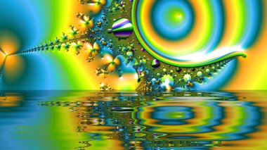 Soyut Bilgisayar Fraktal Tasarımı. Fraktal hiç bitmeyen bir desen. Fraktallar, farklı ölçeklerde kendine benzeyen sonsuz derecede karmaşık kalıplardır. Cep telefonu duvar kağıdı için harika.