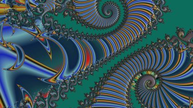 Soyut Bilgisayar Fraktal Tasarımı. Fraktal hiç bitmeyen bir desen. Fraktallar, farklı ölçeklerde kendine benzeyen sonsuz derecede karmaşık kalıplardır. Cep telefonu duvar kağıdı için harika.