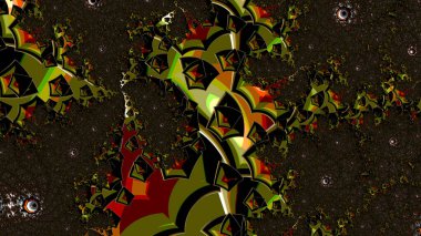 Soyut Bilgisayar Fraktal Tasarımı. Fraktal hiç bitmeyen bir desen. Fraktallar, farklı ölçeklerde kendine benzeyen sonsuz derecede karmaşık kalıplardır. Cep telefonu duvar kağıdı için harika.