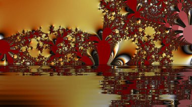 Soyut Bilgisayar Fraktal Tasarımı. Fraktal hiç bitmeyen bir desen. Fraktallar, farklı ölçeklerde kendine benzeyen sonsuz derecede karmaşık kalıplardır. Cep telefonu duvar kağıdı için harika.