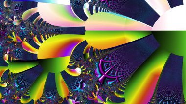 Soyut Bilgisayar Fraktal Tasarımı. Fraktal hiç bitmeyen bir desen. Fraktallar, farklı ölçeklerde kendine benzeyen sonsuz derecede karmaşık kalıplardır. Cep telefonu duvar kağıdı için harika.