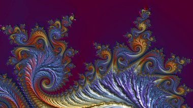 Soyut Bilgisayar Fraktal Tasarımı. Fraktal hiç bitmeyen bir desen. Fraktallar, farklı ölçeklerde kendine benzeyen sonsuz derecede karmaşık kalıplardır. Cep telefonu duvar kağıdı için harika.