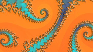 Soyut Bilgisayar Fraktal Tasarımı. Fraktal hiç bitmeyen bir desen. Fraktallar, farklı ölçeklerde kendine benzeyen sonsuz derecede karmaşık kalıplardır. Cep telefonu duvar kağıdı için harika.