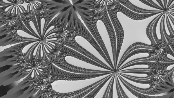 Abstract Computergegenereerd Fractaal Ontwerp Een Fractal Een Nooit Eindigend Patroon — Stockfoto