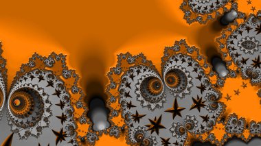 Soyut Bilgisayar Fraktal Tasarımı. Fraktal hiç bitmeyen bir desen. Fraktallar, farklı ölçeklerde kendine benzeyen sonsuz derecede karmaşık kalıplardır. Cep telefonu duvar kağıdı için harika.