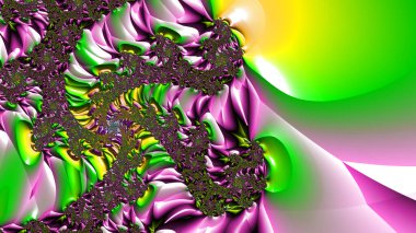 Soyut Bilgisayar Fraktal Tasarımı. Fraktal hiç bitmeyen bir desen. Fraktallar, farklı ölçeklerde kendine benzeyen sonsuz derecede karmaşık kalıplardır. Cep telefonu duvar kağıdı için harika.