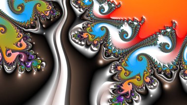 Soyut Bilgisayar Fraktal Tasarımı. Fraktal hiç bitmeyen bir desen. Fraktallar, farklı ölçeklerde kendine benzeyen sonsuz derecede karmaşık kalıplardır. Cep telefonu duvar kağıdı için harika.