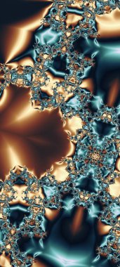 Soyut Bilgisayar Fraktal Tasarımı. Fraktal hiç bitmeyen bir desen. Fraktallar, farklı ölçeklerde kendine benzeyen sonsuz derecede karmaşık kalıplardır. Cep telefonu duvar kağıdı için harika.