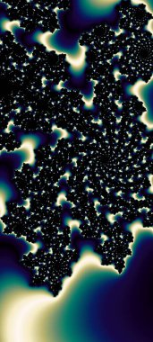 Soyut Bilgisayar Fraktal Tasarımı. Fraktal hiç bitmeyen bir desen. Fraktallar, farklı ölçeklerde kendine benzeyen sonsuz derecede karmaşık kalıplardır. Cep telefonu duvar kağıdı için harika.