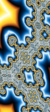 Soyut Bilgisayar Fraktal Tasarımı. Fraktal hiç bitmeyen bir desen. Fraktallar, farklı ölçeklerde kendine benzeyen sonsuz derecede karmaşık kalıplardır. Cep telefonu duvar kağıdı için harika.