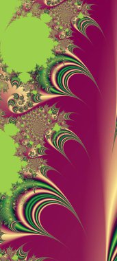 Soyut Bilgisayar Fraktal Tasarımı. Fraktal hiç bitmeyen bir desen. Fraktallar, farklı ölçeklerde kendine benzeyen sonsuz derecede karmaşık kalıplardır. Cep telefonu duvar kağıdı için harika.