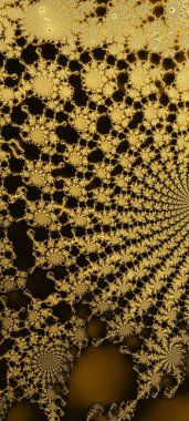 Soyut Bilgisayar Fraktal Tasarımı. Fraktal hiç bitmeyen bir desen. Fraktallar, farklı ölçeklerde kendine benzeyen sonsuz derecede karmaşık kalıplardır. Cep telefonu duvar kağıdı için harika.