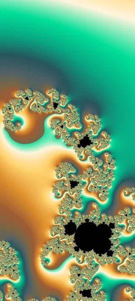 stock image Abstract Computer generated Fractal design. A fractal is a never-ending pattern. Fractals are infinitely complex patterns that are self-similar across different scales. Great for cell phone wallpaper