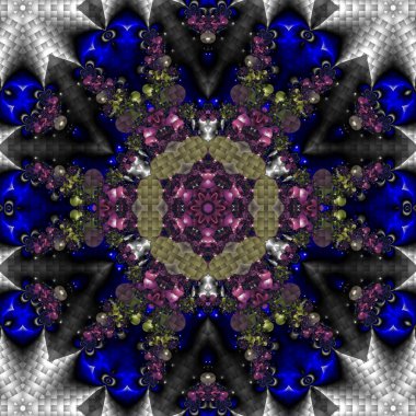 Soyut Bilgisayar Fraktal Tasarımı. Fraktal hiç bitmeyen bir desen. Fraktallar, farklı ölçeklerde kendine benzeyen sonsuz derecede karmaşık kalıplardır. Cep telefonu duvar kağıdı için harika.