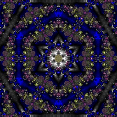 Soyut Bilgisayar Fraktal Tasarımı. Fraktal hiç bitmeyen bir desen. Fraktallar, farklı ölçeklerde kendine benzeyen sonsuz derecede karmaşık kalıplardır. Cep telefonu duvar kağıdı için harika.