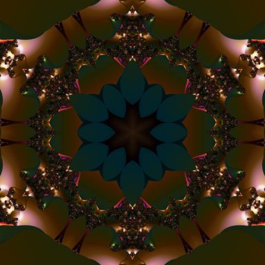 Soyut Bilgisayar Fraktal Tasarımı. Fraktal hiç bitmeyen bir desen. Fraktallar, farklı ölçeklerde kendine benzeyen sonsuz derecede karmaşık kalıplardır. Cep telefonu duvar kağıdı için harika.