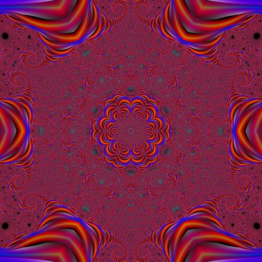 Soyut Bilgisayar Fraktal Tasarımı. Fraktal hiç bitmeyen bir desen. Fraktallar, farklı ölçeklerde kendine benzeyen sonsuz derecede karmaşık kalıplardır. Cep telefonu duvar kağıdı için harika.