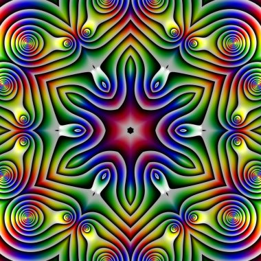 Soyut Bilgisayar Fraktal Tasarımı. Fraktal hiç bitmeyen bir desen. Fraktallar, farklı ölçeklerde kendine benzeyen sonsuz derecede karmaşık kalıplardır. Cep telefonu duvar kağıdı için harika.