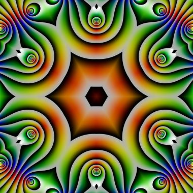 Soyut Bilgisayar Fraktal Tasarımı. Fraktal hiç bitmeyen bir desen. Fraktallar, farklı ölçeklerde kendine benzeyen sonsuz derecede karmaşık kalıplardır. Cep telefonu duvar kağıdı için harika.