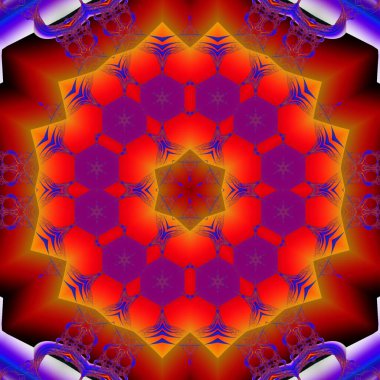 Soyut Bilgisayar Fraktal Tasarımı. Fraktal hiç bitmeyen bir desen. Fraktallar, farklı ölçeklerde kendine benzeyen sonsuz derecede karmaşık kalıplardır. Cep telefonu duvar kağıdı için harika.