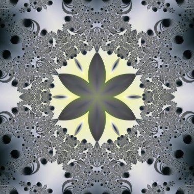 Soyut Bilgisayar Fraktal Tasarımı. Fraktal hiç bitmeyen bir desen. Fraktallar, farklı ölçeklerde kendine benzeyen sonsuz derecede karmaşık kalıplardır. Cep telefonu duvar kağıdı için harika.