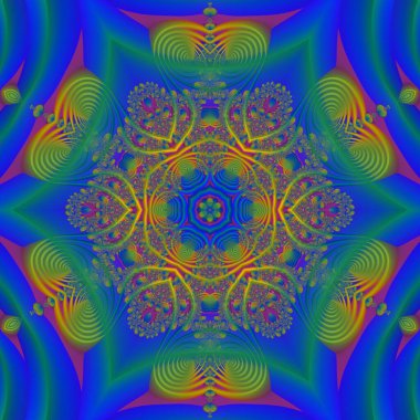 Soyut Bilgisayar Fraktal Tasarımı. Fraktal hiç bitmeyen bir desen. Fraktallar, farklı ölçeklerde kendine benzeyen sonsuz derecede karmaşık kalıplardır. Cep telefonu duvar kağıdı için harika.