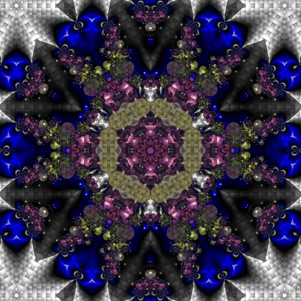 Soyut Bilgisayar Fraktal Tasarımı. Fraktal hiç bitmeyen bir desen. Fraktallar, farklı ölçeklerde kendine benzeyen sonsuz derecede karmaşık kalıplardır. Cep telefonu duvar kağıdı için harika.