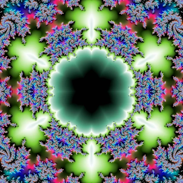 Soyut Bilgisayar Fraktal Tasarımı. Fraktal hiç bitmeyen bir desen. Fraktallar, farklı ölçeklerde kendine benzeyen sonsuz derecede karmaşık kalıplardır. Cep telefonu duvar kağıdı için harika.