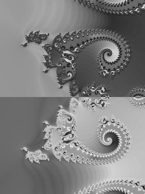 Soyut Bilgisayar Fraktal Tasarımı. Fraktal hiç bitmeyen bir desen. Fraktallar, farklı ölçeklerde kendine benzeyen sonsuz derecede karmaşık kalıplardır. Cep telefonu duvar kağıdı için harika.