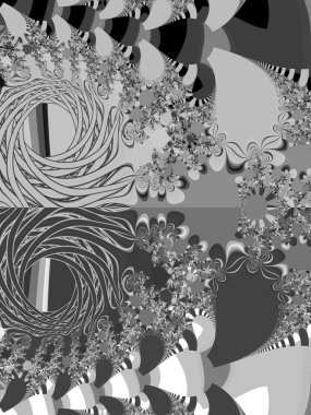 Soyut Bilgisayar Fraktal Tasarımı. Fraktal hiç bitmeyen bir desen. Fraktallar, farklı ölçeklerde kendine benzeyen sonsuz derecede karmaşık kalıplardır. Cep telefonu duvar kağıdı için harika.