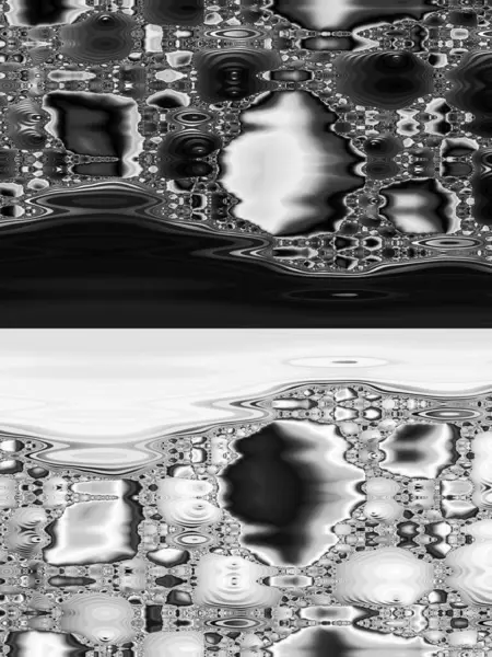 Abstract Computergegenereerd Fractaal Ontwerp Een Fractal Een Nooit Eindigend Patroon — Stockfoto