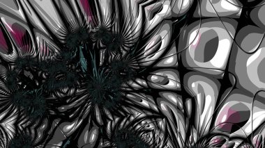 Soyut Bilgisayar Fraktal Tasarımı. Fraktal hiç bitmeyen bir desen. Fraktallar, farklı ölçeklerde kendine benzeyen sonsuz derecede karmaşık kalıplardır. Cep telefonu duvar kağıdı için harika.