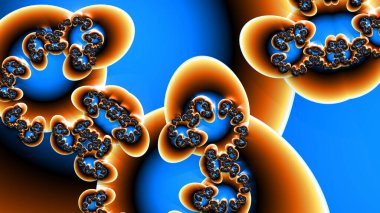 Soyut Bilgisayar Fraktal Tasarımı. Fraktal hiç bitmeyen bir desen. Fraktallar, farklı ölçeklerde kendine benzeyen sonsuz derecede karmaşık kalıplardır. Cep telefonu duvar kağıdı için harika.