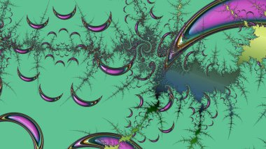 Soyut Bilgisayar Fraktal Tasarımı. Fraktal hiç bitmeyen bir desen. Fraktallar, farklı ölçeklerde kendine benzeyen sonsuz derecede karmaşık kalıplardır. Cep telefonu duvar kağıdı için harika.