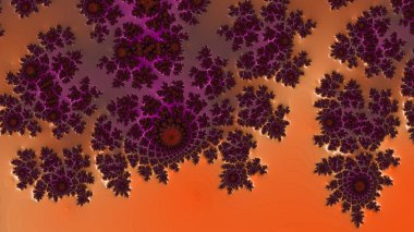 Soyut Bilgisayar Fraktal Tasarımı. Fraktal hiç bitmeyen bir desen. Fraktallar, farklı ölçeklerde kendine benzeyen sonsuz derecede karmaşık kalıplardır. Cep telefonu duvar kağıdı için harika.