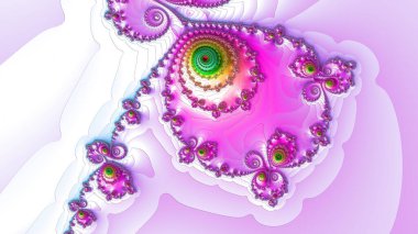 Soyut Bilgisayar Fraktal Tasarımı. Fraktal hiç bitmeyen bir desen. Fraktallar, farklı ölçeklerde kendine benzeyen sonsuz derecede karmaşık kalıplardır. Cep telefonu duvar kağıdı için harika.