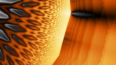 Soyut Bilgisayar Fraktal Tasarımı. Fraktal hiç bitmeyen bir desen. Fraktallar, farklı ölçeklerde kendine benzeyen sonsuz derecede karmaşık kalıplardır. Cep telefonu duvar kağıdı için harika.