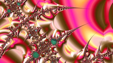 Soyut Bilgisayar Fraktal Tasarımı. Fraktal hiç bitmeyen bir desen. Fraktallar, farklı ölçeklerde kendine benzeyen sonsuz derecede karmaşık kalıplardır. Cep telefonu duvar kağıdı için harika.