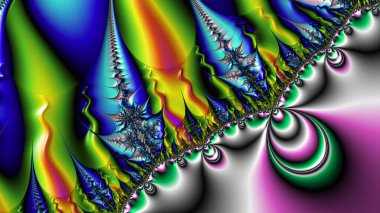 Soyut Bilgisayar Fraktal Tasarımı. Fraktal hiç bitmeyen bir desen. Fraktallar, farklı ölçeklerde kendine benzeyen sonsuz derecede karmaşık kalıplardır. Cep telefonu duvar kağıdı için harika.