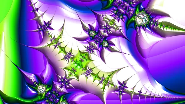 Abstract Computer Generated Fractal Design Fractal Never Ending Pattern Fractals — Stock Photo, Image